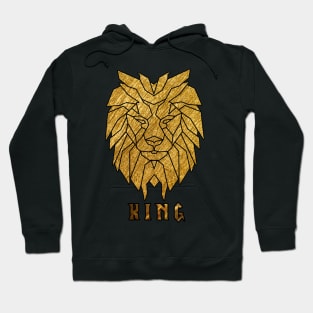 King Lion Golden Design Hoodie